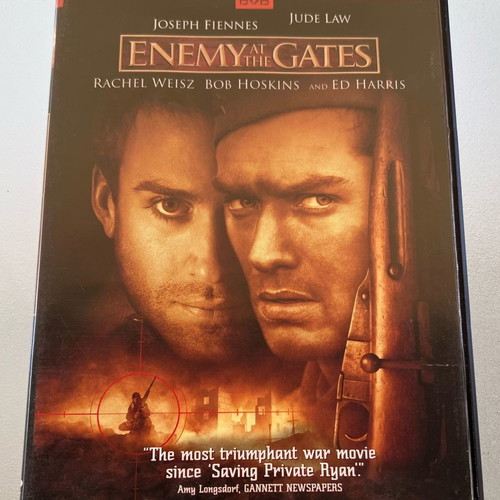 Enemy of the gates DVD used, zone 1, no Greek subtitles
