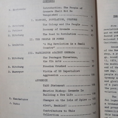 Grenada: History, Revolution, U.S. Intervention used book in English