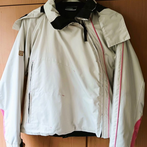 Puma sports jacket used, size S, beige with pink details