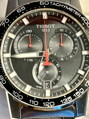 Tissot Chronograph Supersport Swiss Quartz Watch Like New