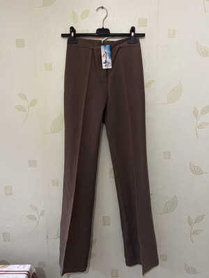 A-Style Brown Women's Pants New, Suitable for Summer, Sizes XS-M