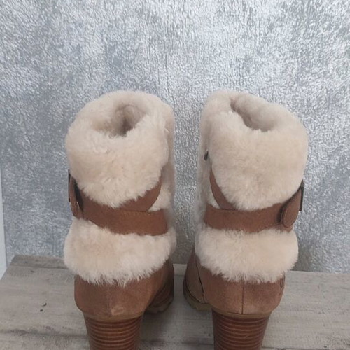 UGG boots size 38 new with high heel and fur lining
