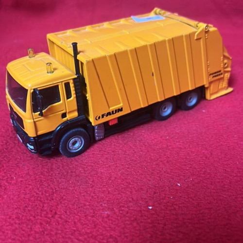 Toy garbage truck used, metal