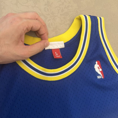 Mitchell & Ness Golden State Warriors Mitch Richmond NBA Jersey Large like new