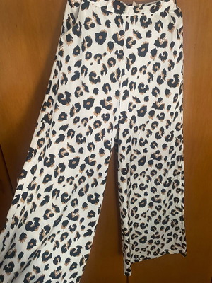Leopard pants Elli White new, high waist, lined, size S
