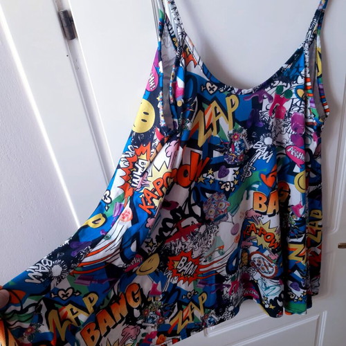 Pop Art Comic tank top Style, multicolour, XXXL
