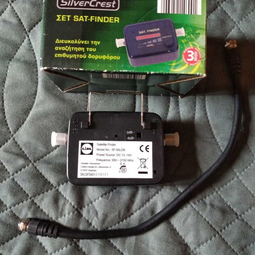 Satellite Finder SF-95 LDB LED Silver Crest used