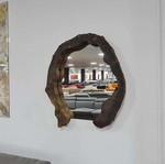 Mirror in solid wood new, handmade