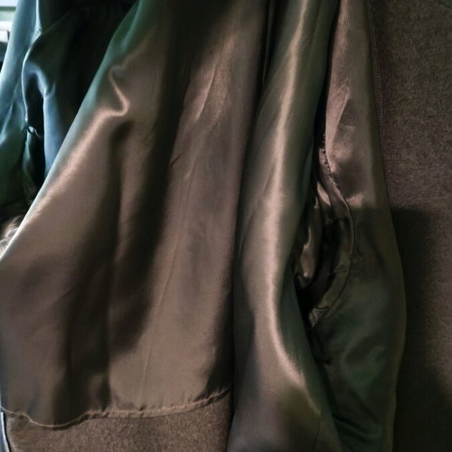 Swiss military coat with wool cap like new