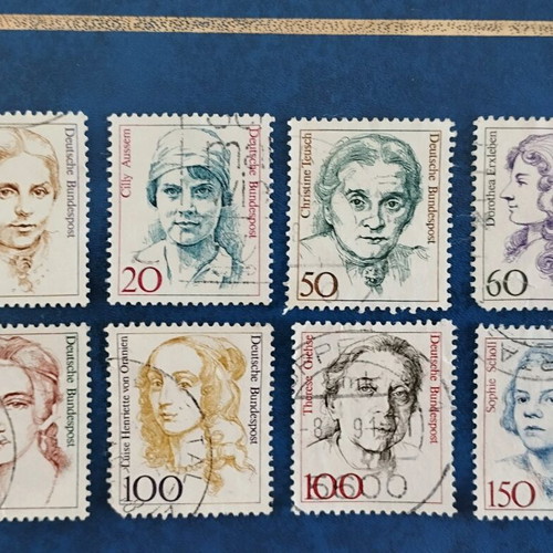 German stamps used