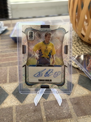 2026 Panini Prizm FIFA World Cup κάρτα με αυτόγραφο Tomas Brolin