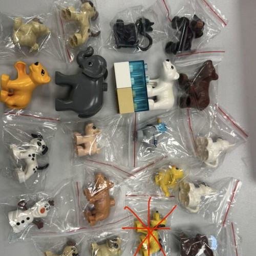 Lego Duplo animals lot 19 pieces like new, original