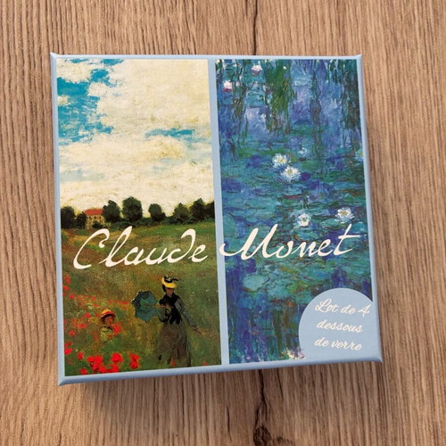 Claude Monet and Oscar Wilde art and stationery set, 3 pieces new
