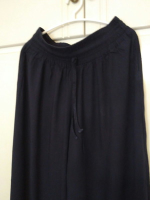 Anel wide-leg dark blue pants size L used