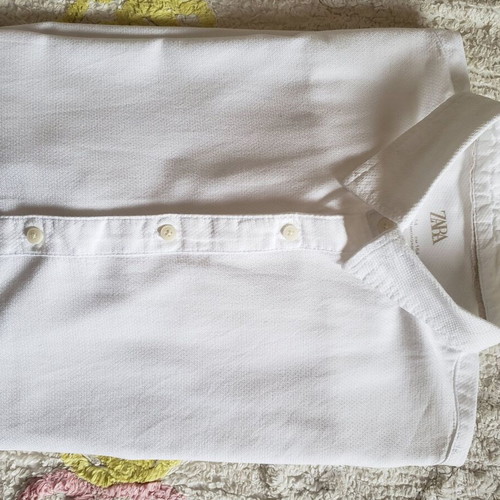 Zara shirt 14 years boy like new, white