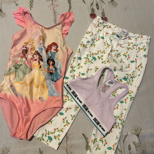 Girls' clothing and accessories lot, size 110-122 cm, 5-7 years