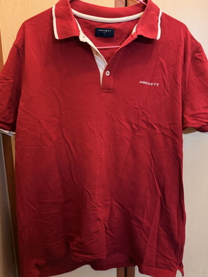 Hackett Golf Polo red XL cotton like new
