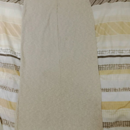 Gina Tricot rib skirt medium, like new, beige
