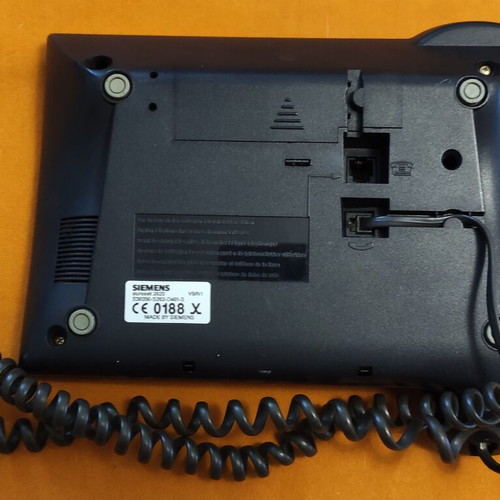 Siemens Euroset 2020 corded office phone used, black