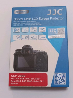 JJC GSP-200D Ultra-Thin LCD Screen Protector new for Canon EOS