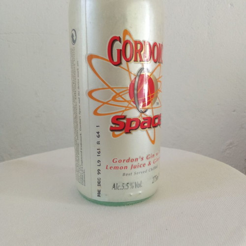 Gordon's Space collectible drink bottle 2000s