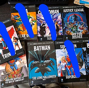 DC comics πακέτο 10 τόμοι eaglemoss: Superman Batman Joker Green Lantern Flash JLA Arrow άριστα