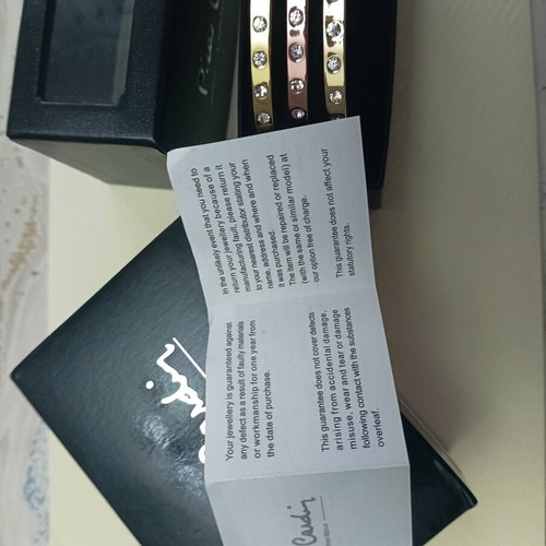 Vintage Pierre Cardin bracelet set used, multicolor