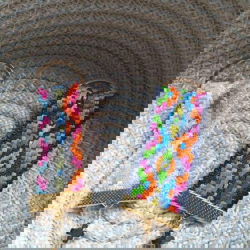 Μαρτυρικά Καινούργια Χειροποίητα Πολύχρωμα Με Κορδέλα