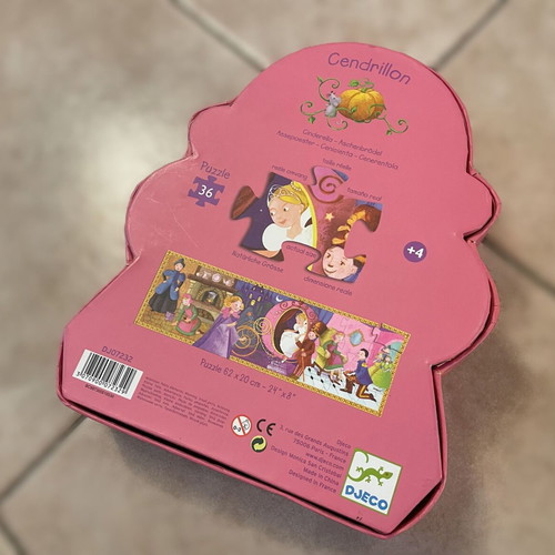 Djeco Cinderella Puzzle 36 Pieces like new for children 4+ years