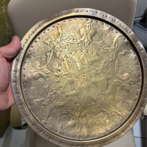 Copper tray 30cm used