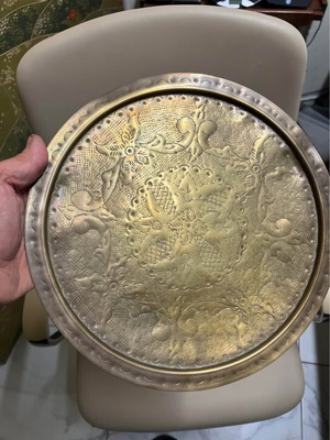 Copper tray 30cm used