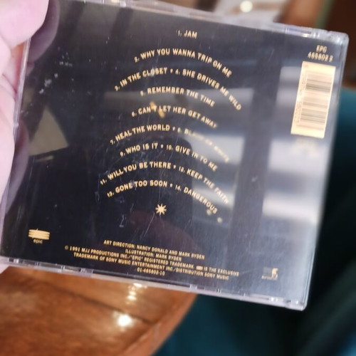 Michael Jackson Dangerous CD used