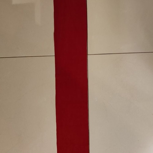 Dogibear promotions scarf like new, red single-sided