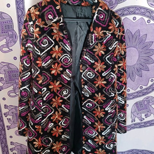 Italian coat like new, multicolored, size M