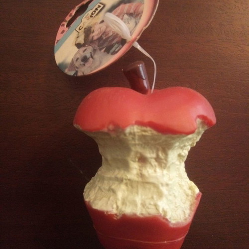 Dog toy red apple Camon new