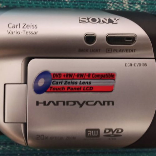 Sony Handycam DVD 105E used digital video camera with Carl Zeiss lens