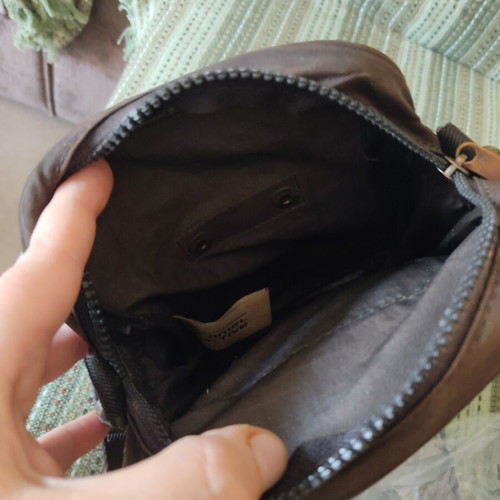 Camel Active brown crossbody bag with adjustable strap