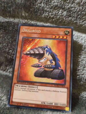 Drillroid Yu-Gi-Oh! card new, Secret Rare