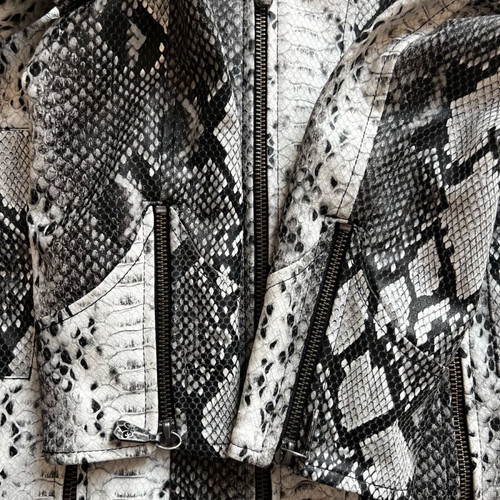 Affliction women's jacket with snake print, size S, new