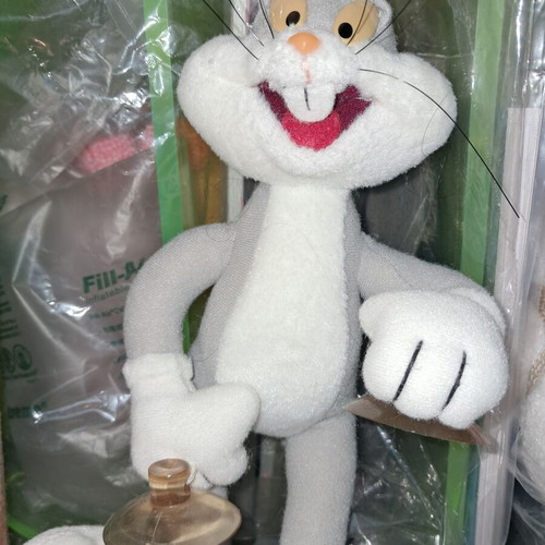 Λούτρινο κουκλάκι Bugs Bunny Looney Tunes μεταχειρισμένο με βεντούζες