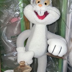 Λούτρινο κουκλάκι Bugs Bunny Looney Tunes μεταχειρισμένο με βεντούζες