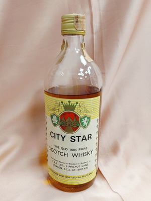 City Star Scotch Whisky 1968 vintage used bottle