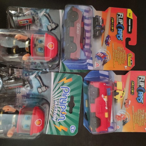 Toys firefighter figures and transformer cars new
