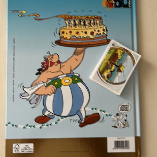 Panini Asterix hardcover sticker album with 40 stickers, new