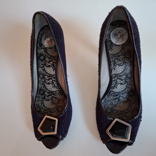 Miss Sixty purple high heel shoes used, size 41
