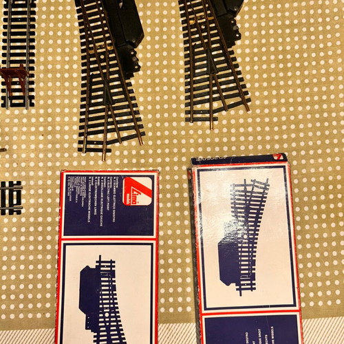 Lima H0 Train Tracks used, Italian, pack with 16 bridge pieces
