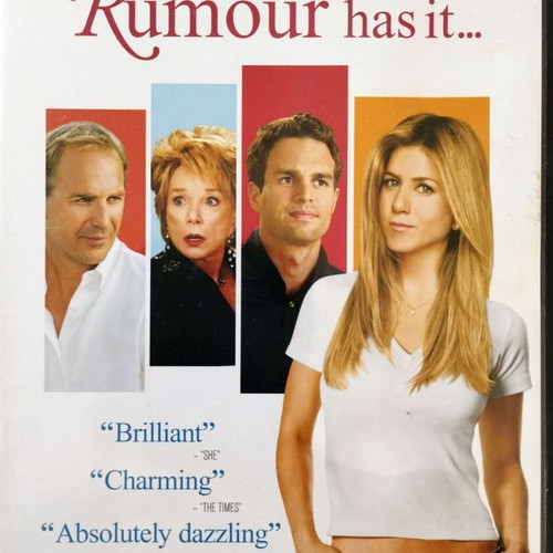 Rumor Has It DVD like new with subtitles