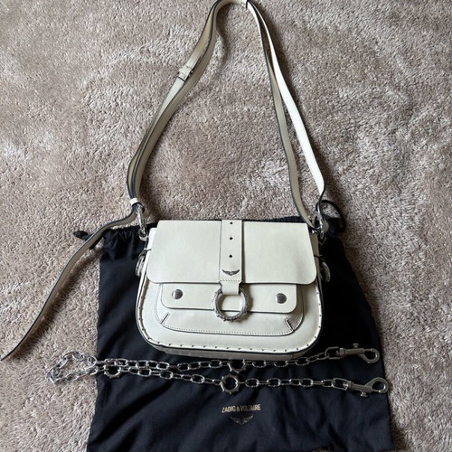 Zadig & Voltaire bag like new, white