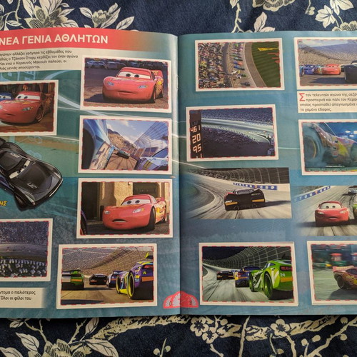 Panini Disney Cars 2017 sticker album new complete