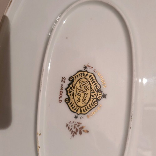 Limoges 22K platters like new, vintage pieces